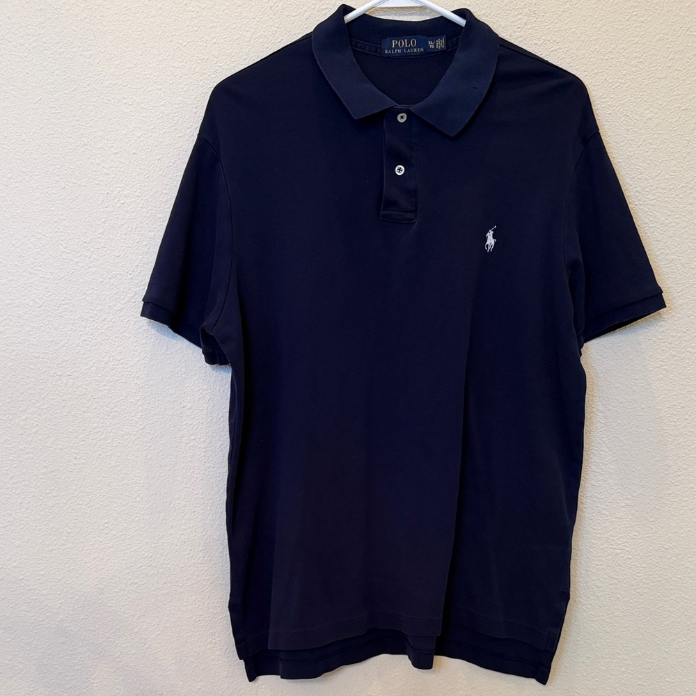 Polo by Ralph Lauren Men's Classic Navy Polo Shirt Size XL
